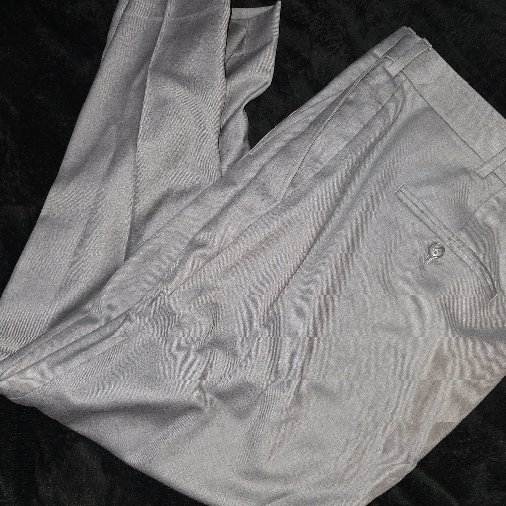 Joseph Abboud Black Herringbone Pattern - image 1